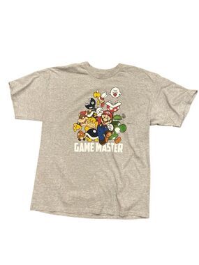 SUPER MARIO game master XL tshirt short sleeve